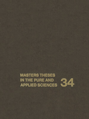 cover image of Masters Theses in the Pure and Applied Sciences